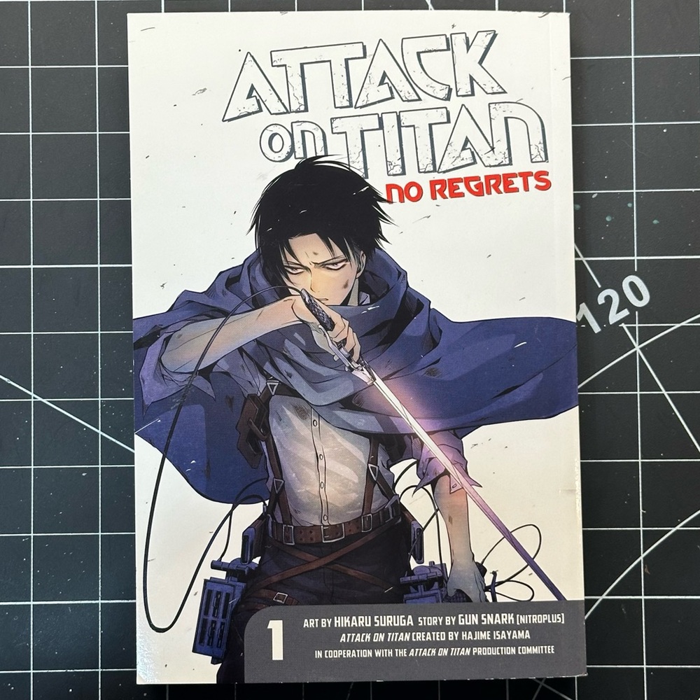 Attack on Titan No Regrets Levi Ackerman Manga Vol 1 By Hajime Isayama